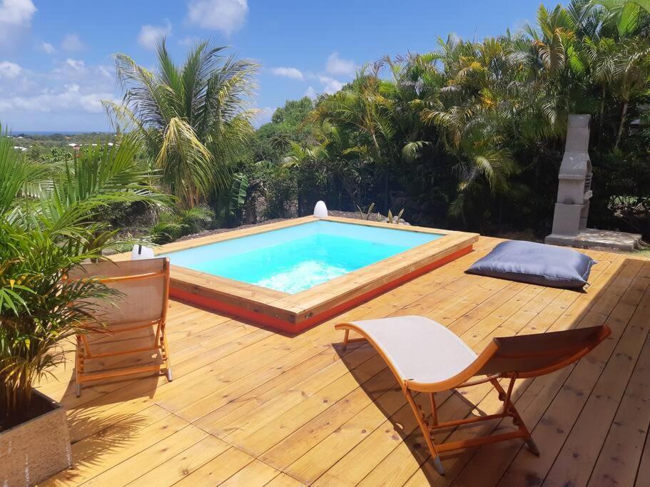 Ti Coin Relax Bungalow Vue Mer Piscine Privee Saint-Francois  Zewnętrze zdjęcie