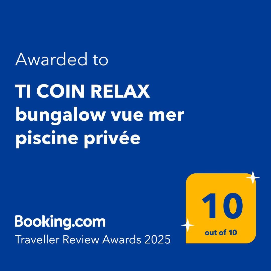Ti Coin Relax Bungalow Vue Mer Piscine Privee Saint-Francois  Zewnętrze zdjęcie
